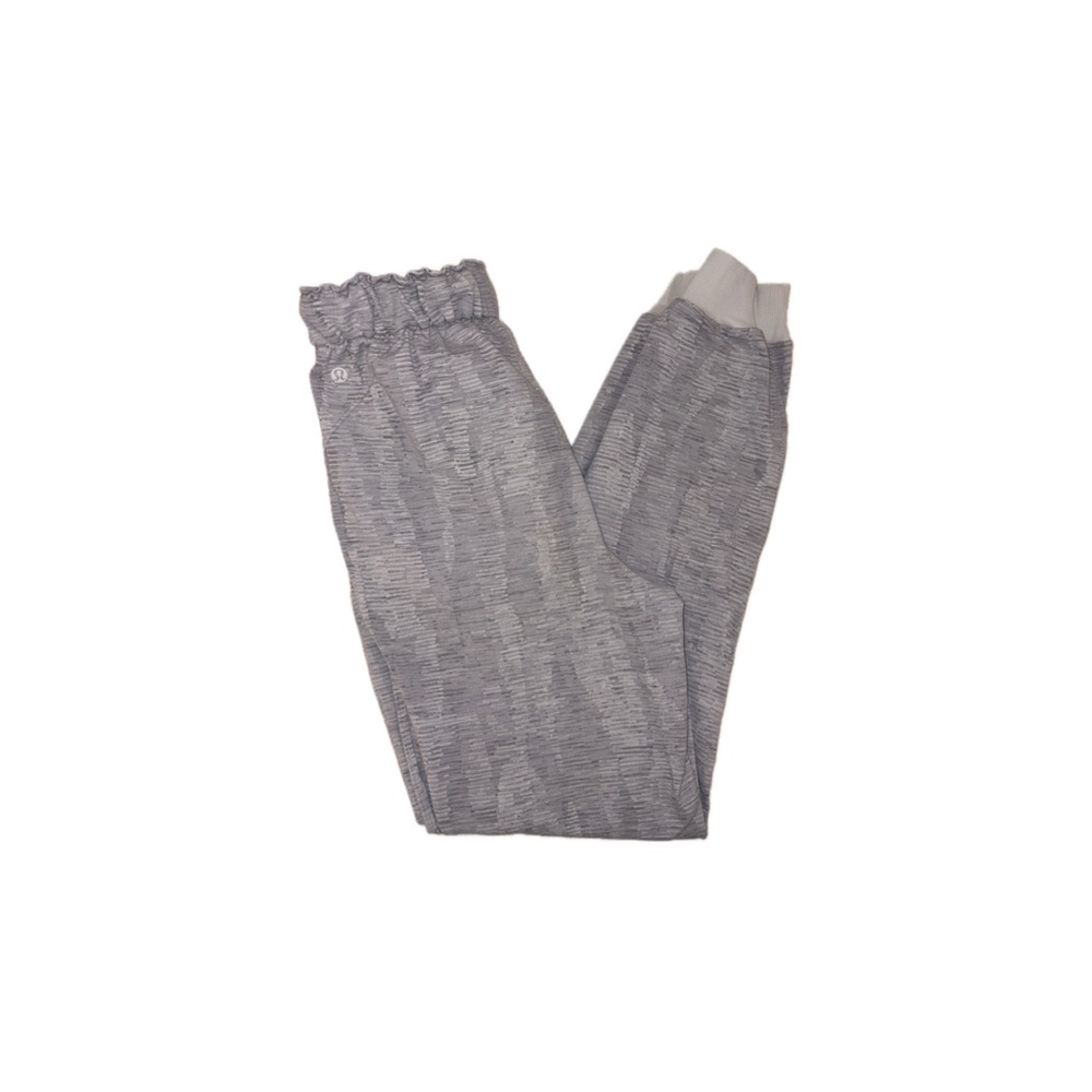 Lululemon Stretch High-Rise Jogger Linear Tempo Jacquard Silver Drop Vapor - 4